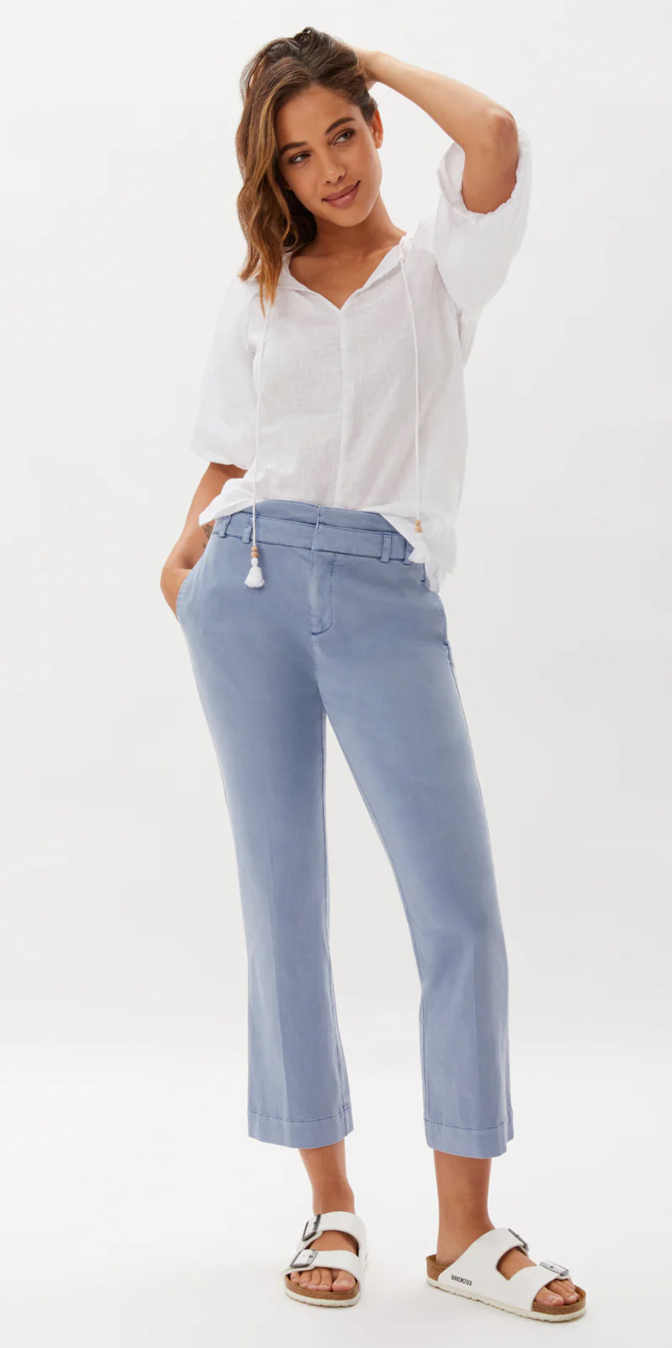 Crosby Double Waistband Pant