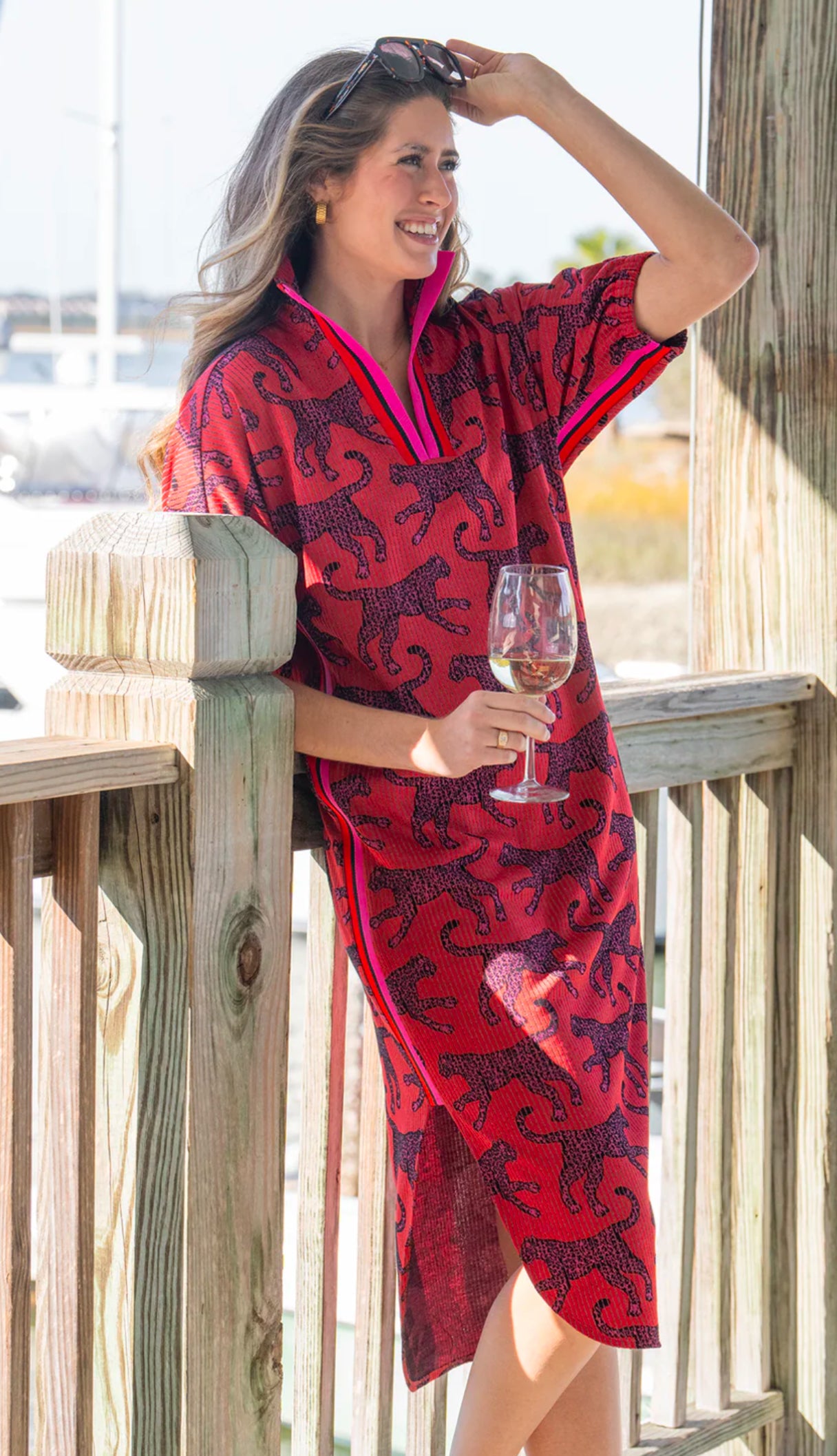 Poppy Caftan Jaguar Sport