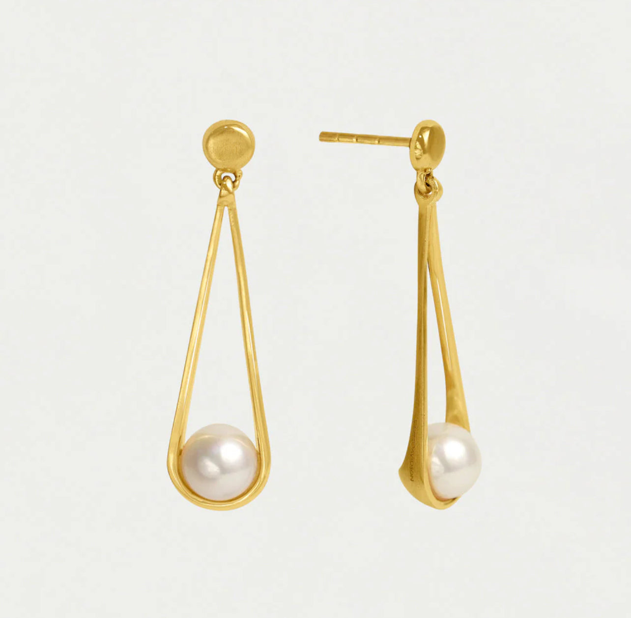 Mini Ipanema Earrings-Pearl/Gold