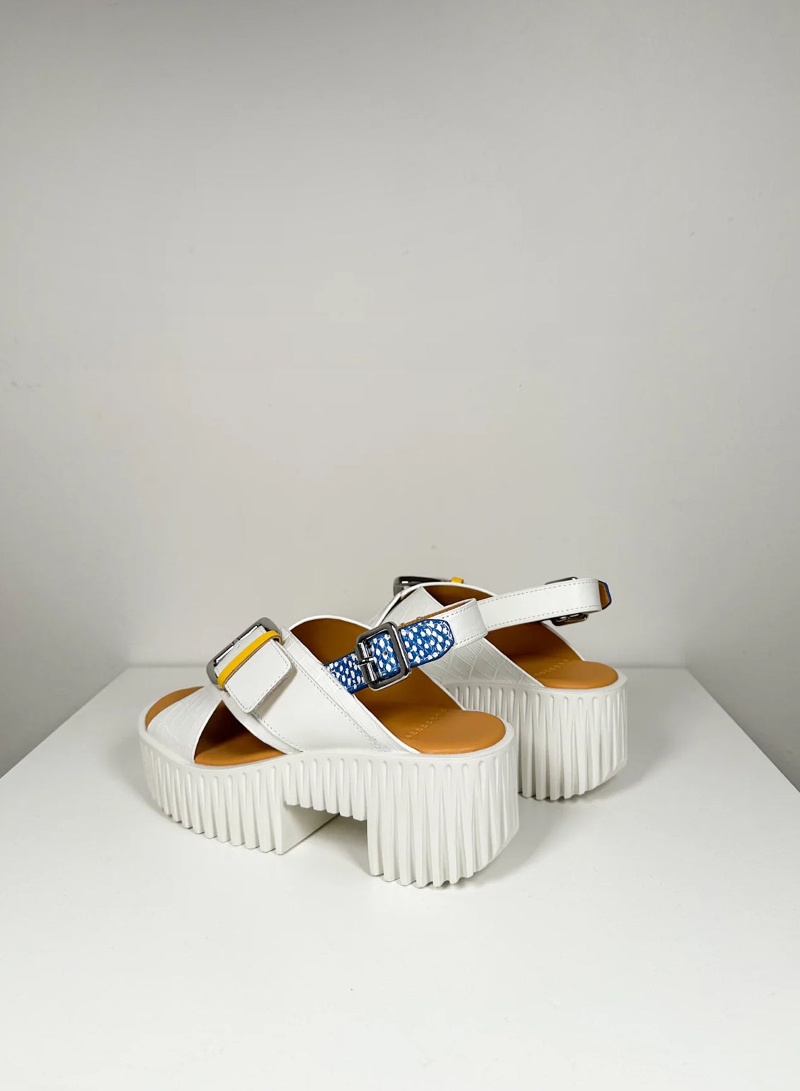 4CCCCEES Plia Juno Sandal-White Mix