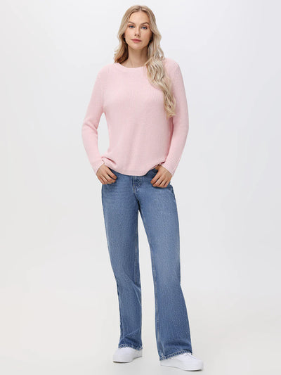 Emma Shaker Sweater Lotus