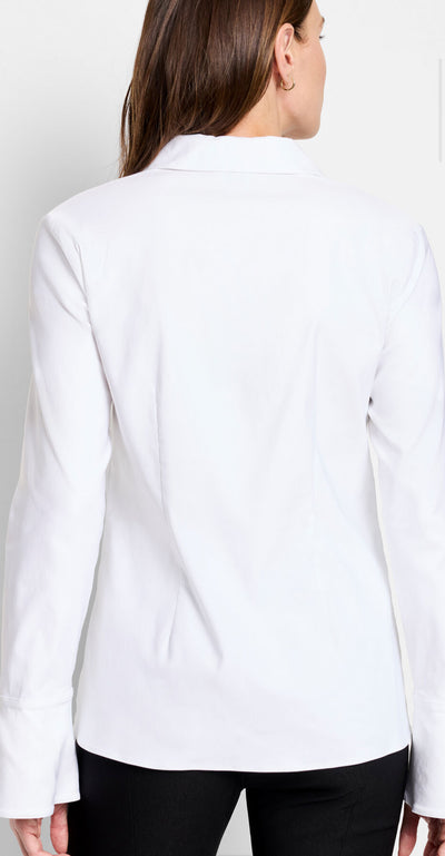 Polished Wonderstretch Twist Front Shirt