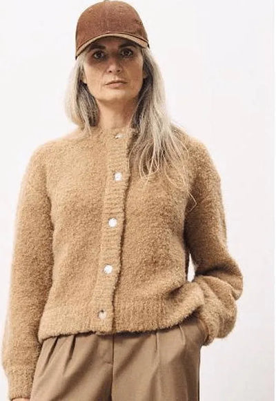 Megan Cardigan-Camel