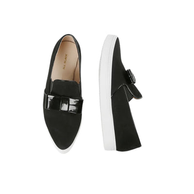 Tux Black Bow Sneakers