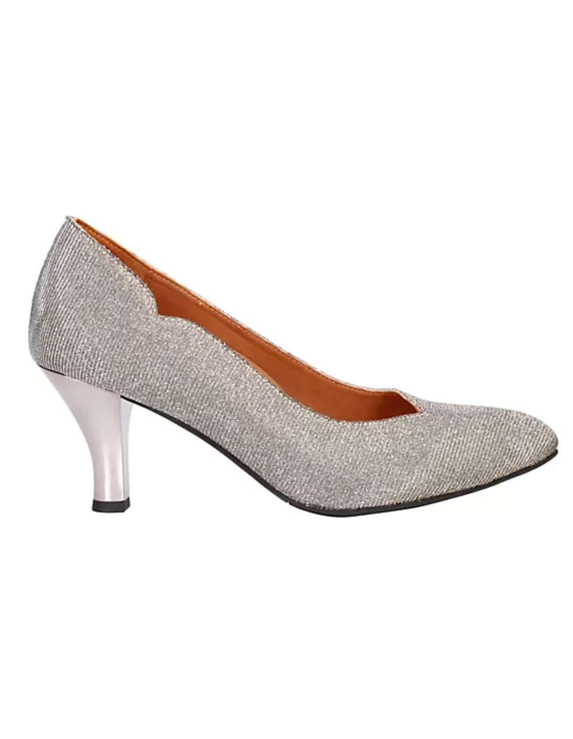 Bamelle Pump-Pewter Glitter