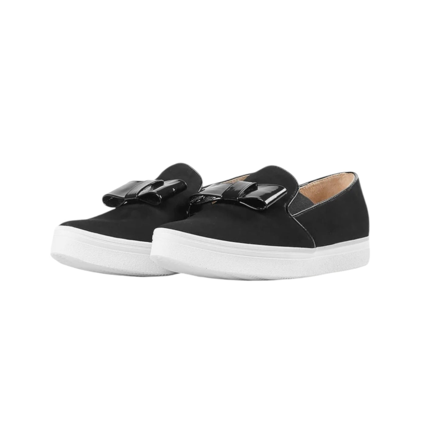 Tux Black Bow Sneakers