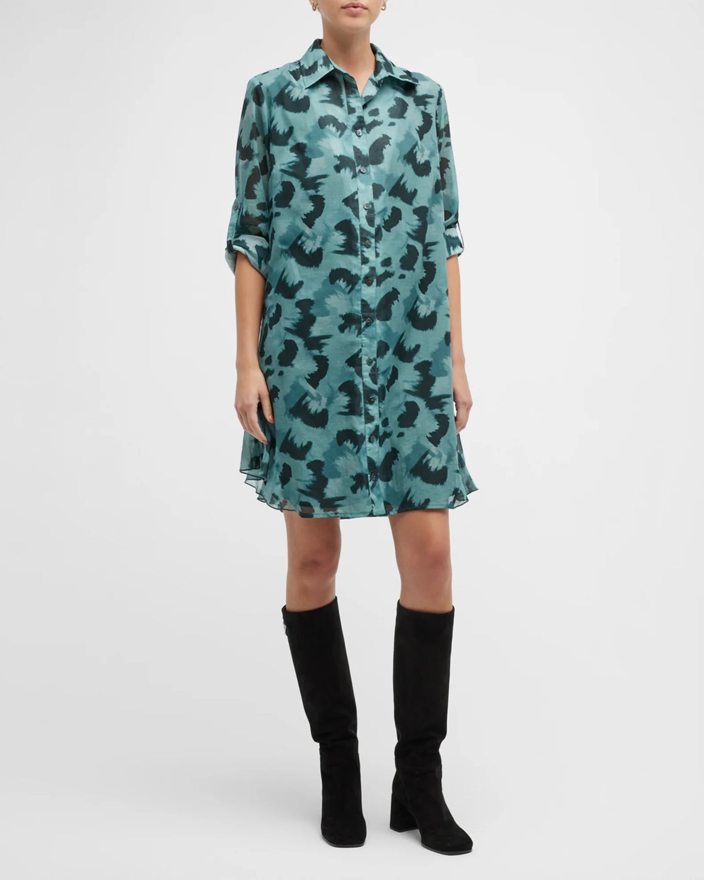 Agatha Dress Brushstroke