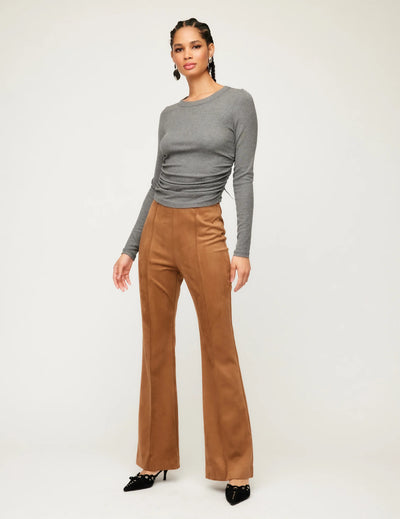 Ellie Sueded Bootcut Pants