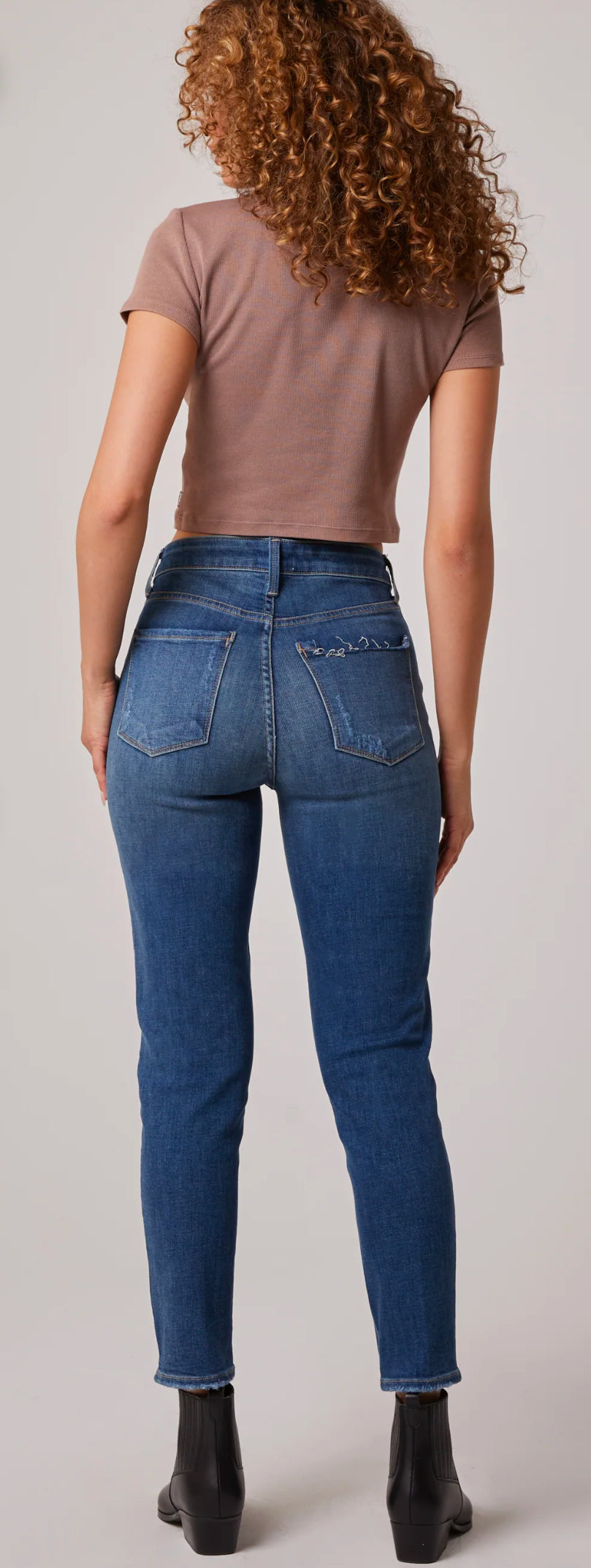 Everette High Rise Jean-Dark Beverly