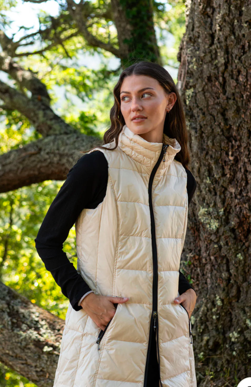 Anorak Long Vest 50171N - Bone