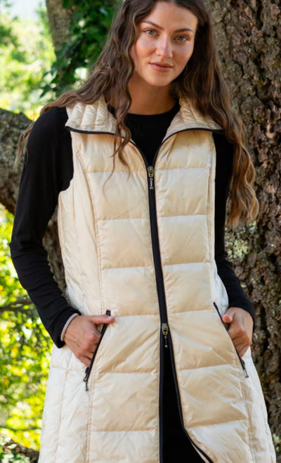 Anorak Long Vest 50171N - Bone