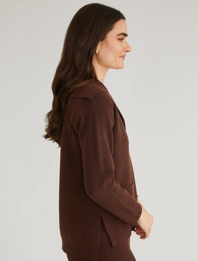 Emily Lux Oversized Sailor Pullover in Shaved Chocolate