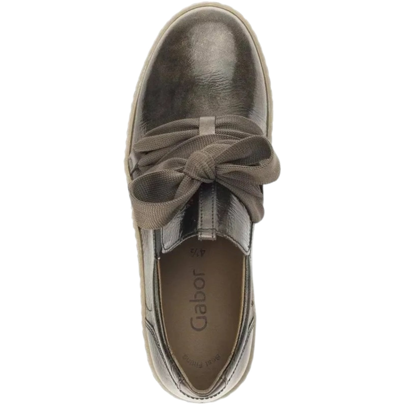 Patent Bow Sneaker 53.333.98-Bronze