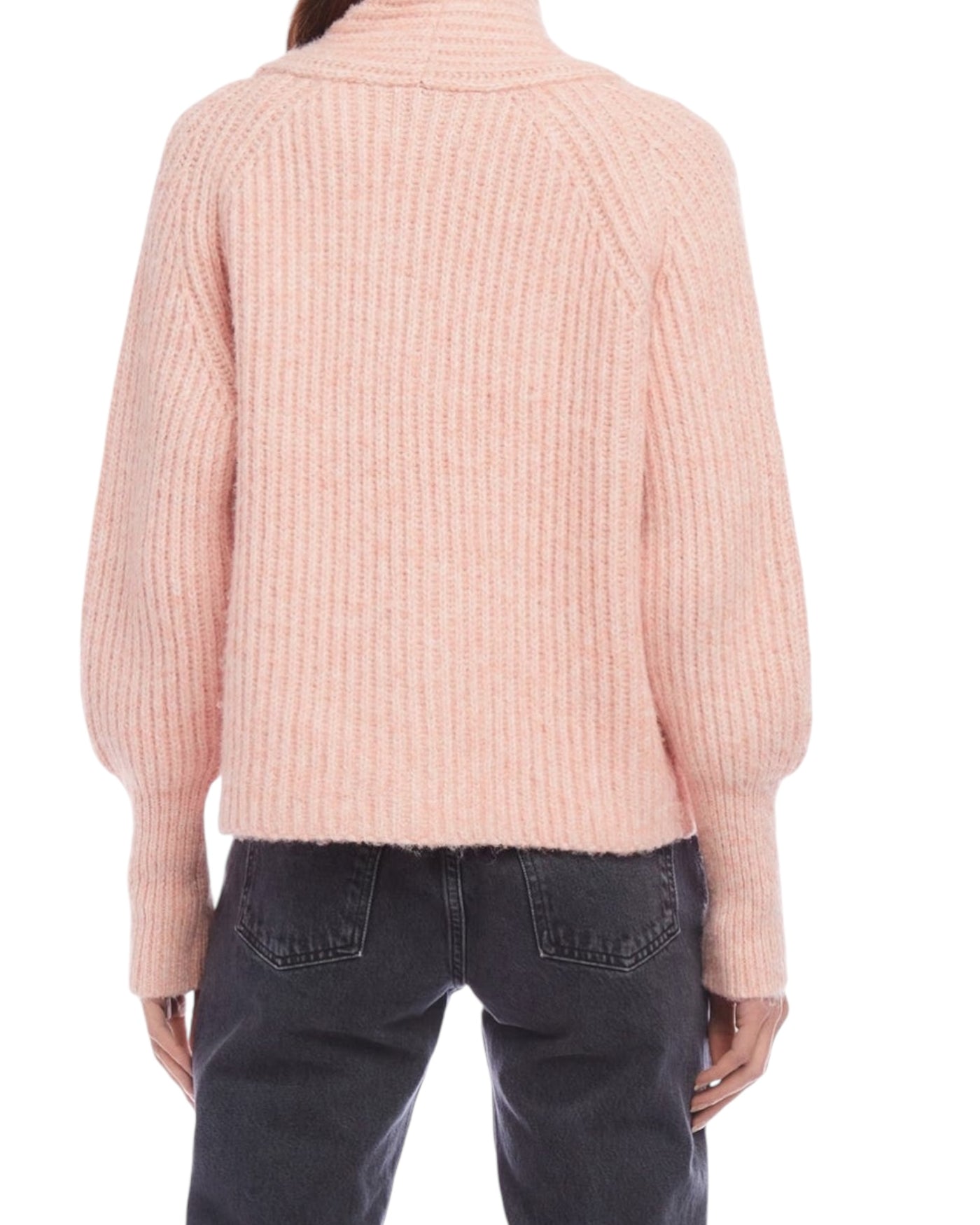 Cely Cropped Cardigan Pink