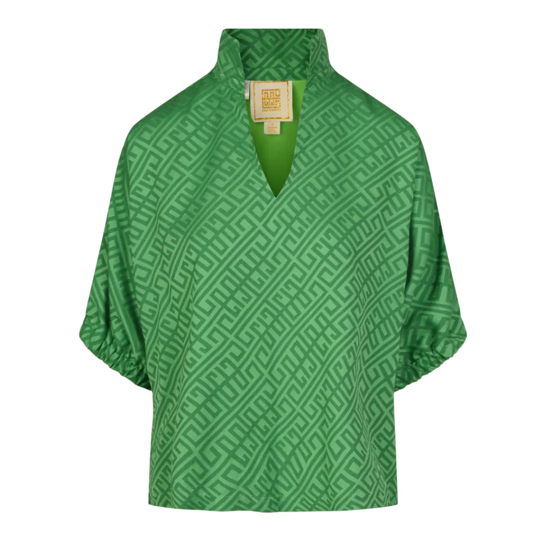 Poppy Top - Fairway Green Monogram