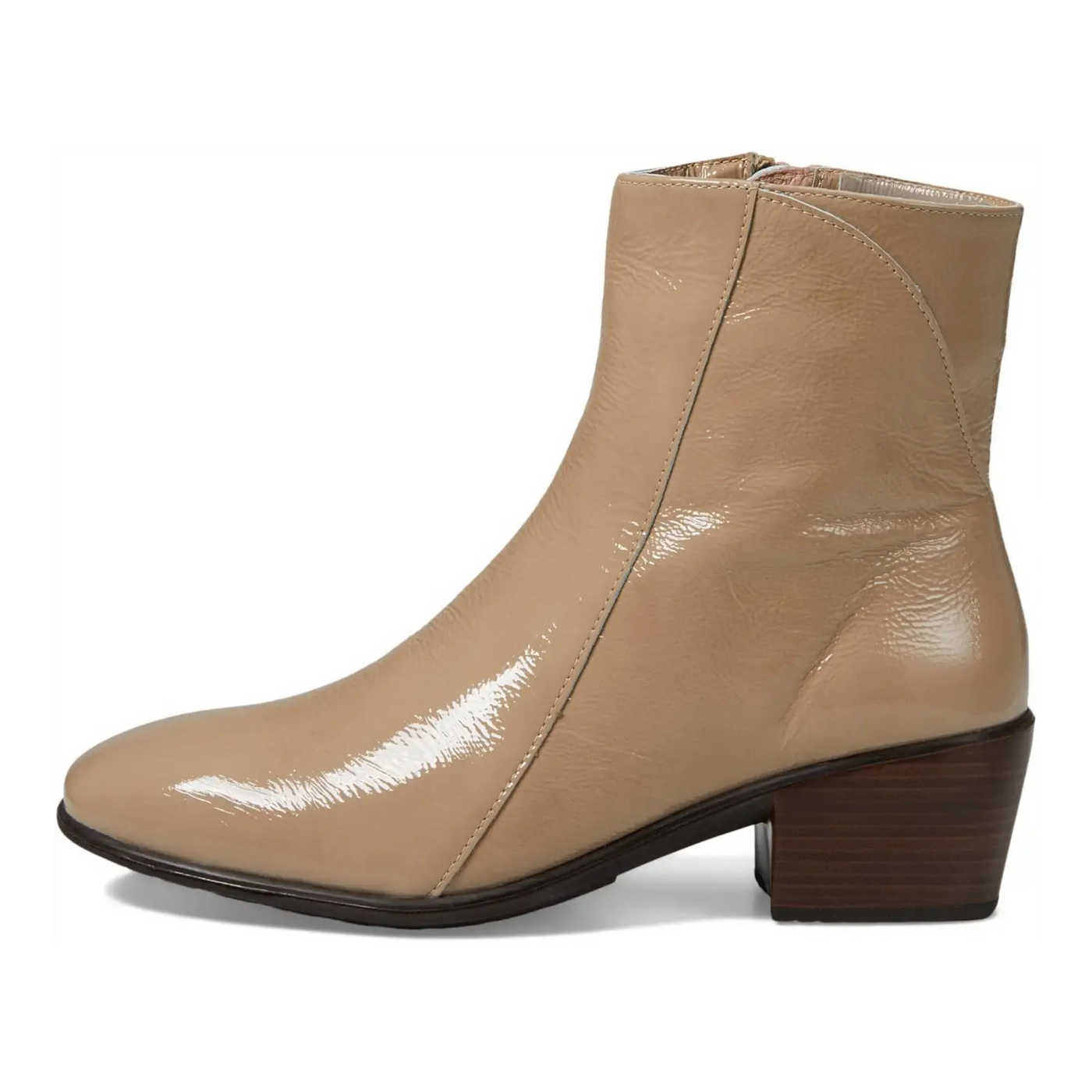 Goodie Patent Boot Cognac