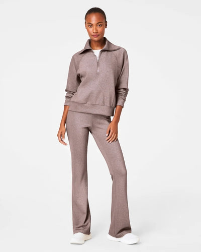 Air Essentials Wide Leg Pant with Shimmer-Smoke Silver