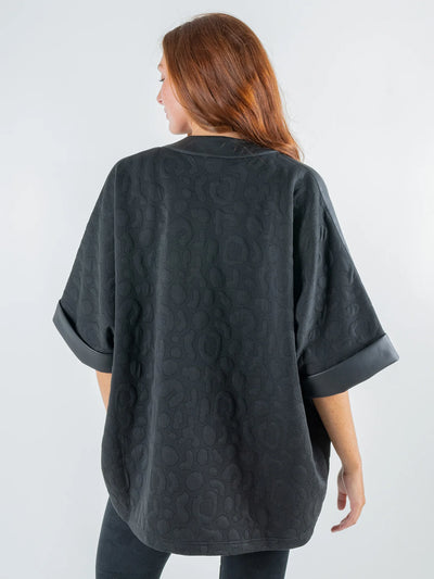 Coco Cape Black Cheetah