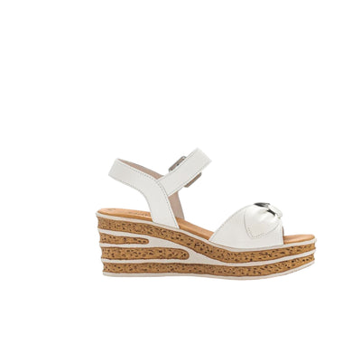 24.653.21 Wedge Sandal-White